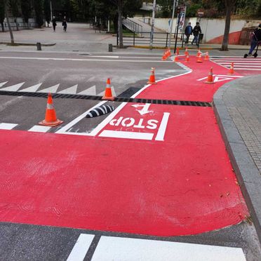 pintura carril bici